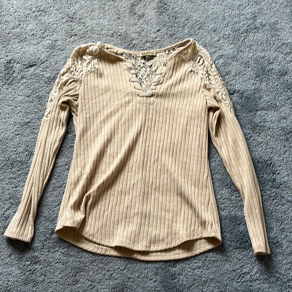 Democracy beige sweater